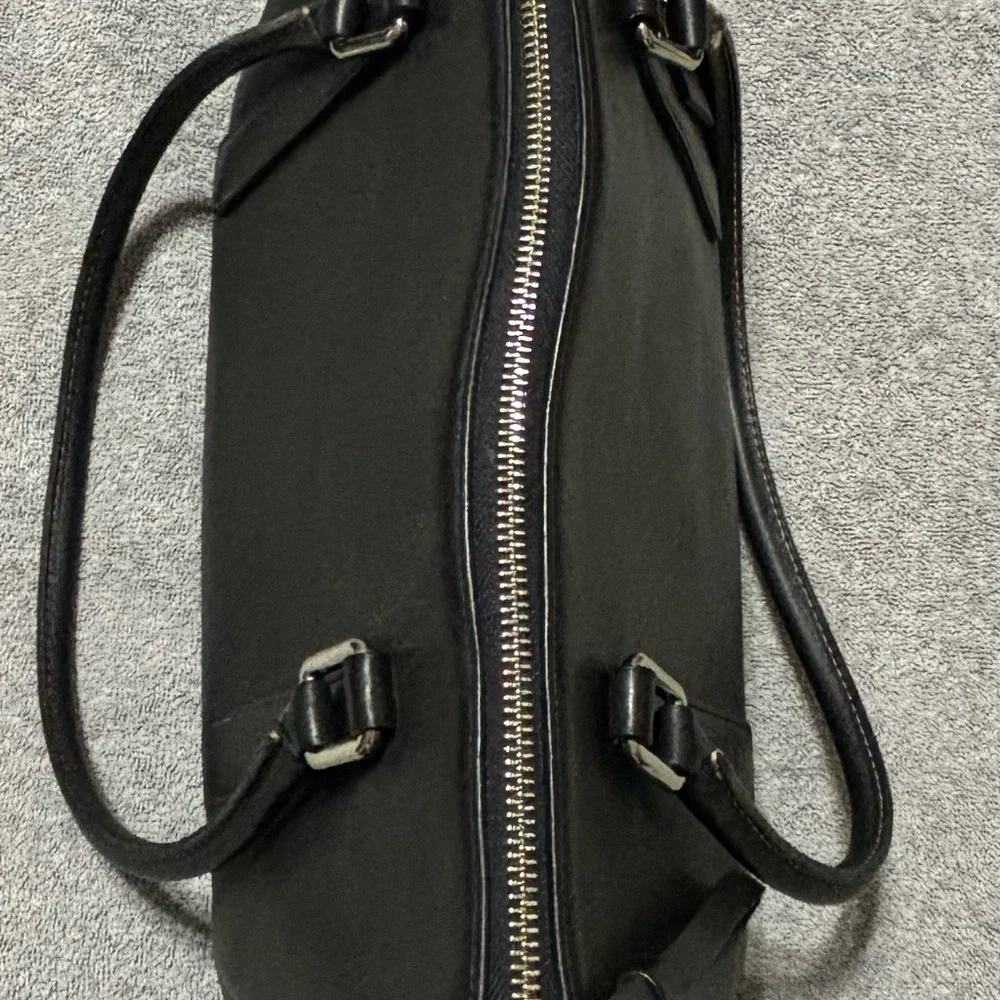Vintage Black 9420 Coach Bonnie zip leather satchel - Picture 4 of 10